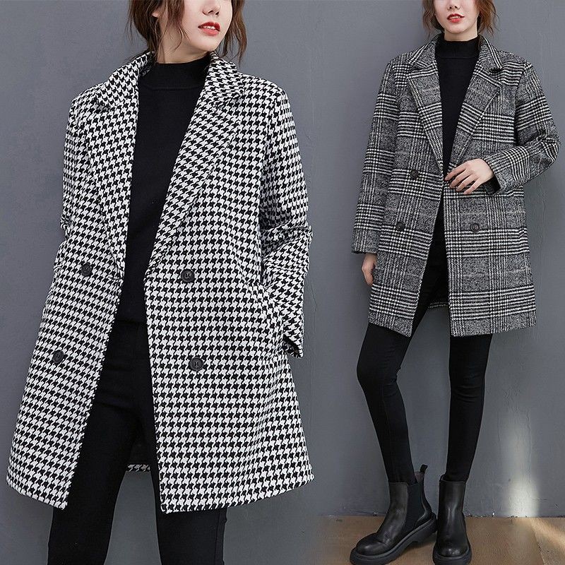 Áo khoác dạ nữ bigsize dáng blazer (fit đến 65kg) - Có ảnh thật