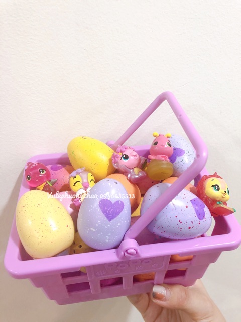 Giỏ trứng 15 Hatchimals + 5 thú Hatchimals