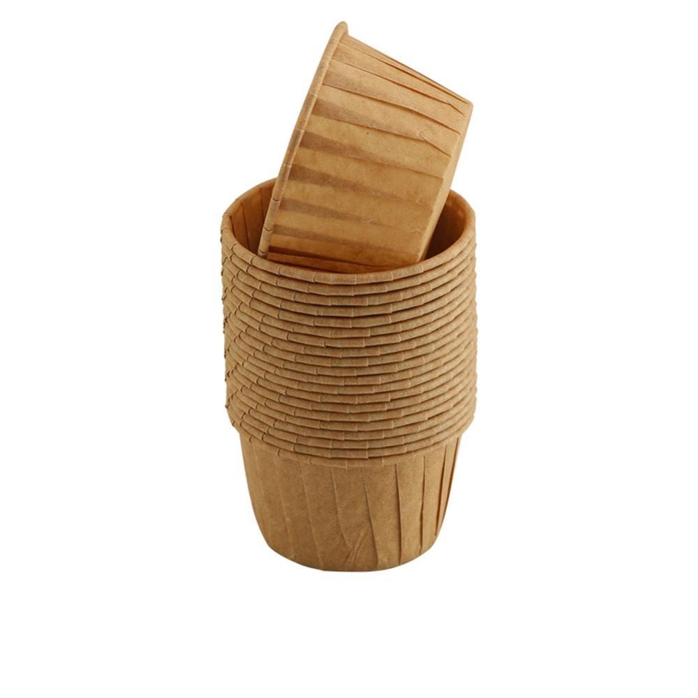 10c cốc giấy lót cupcake màu trơn