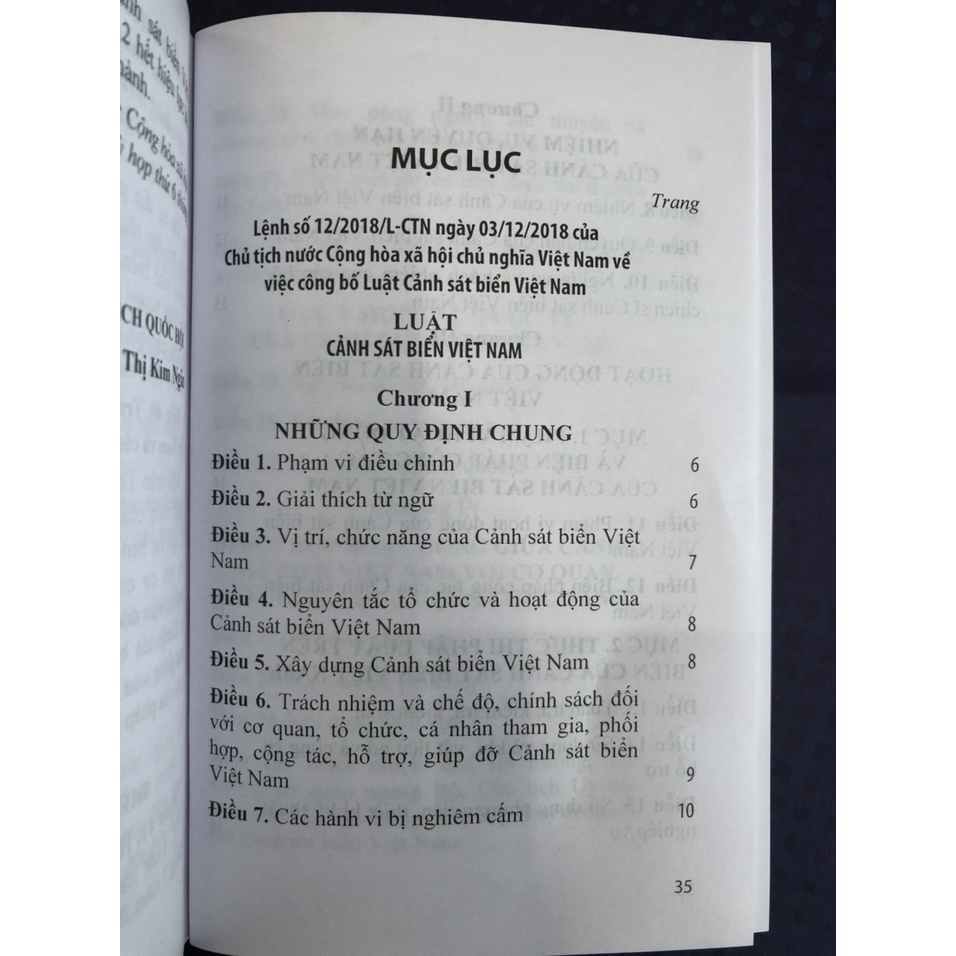 Sách Luật Cảnh Sát Biển Việt Nam