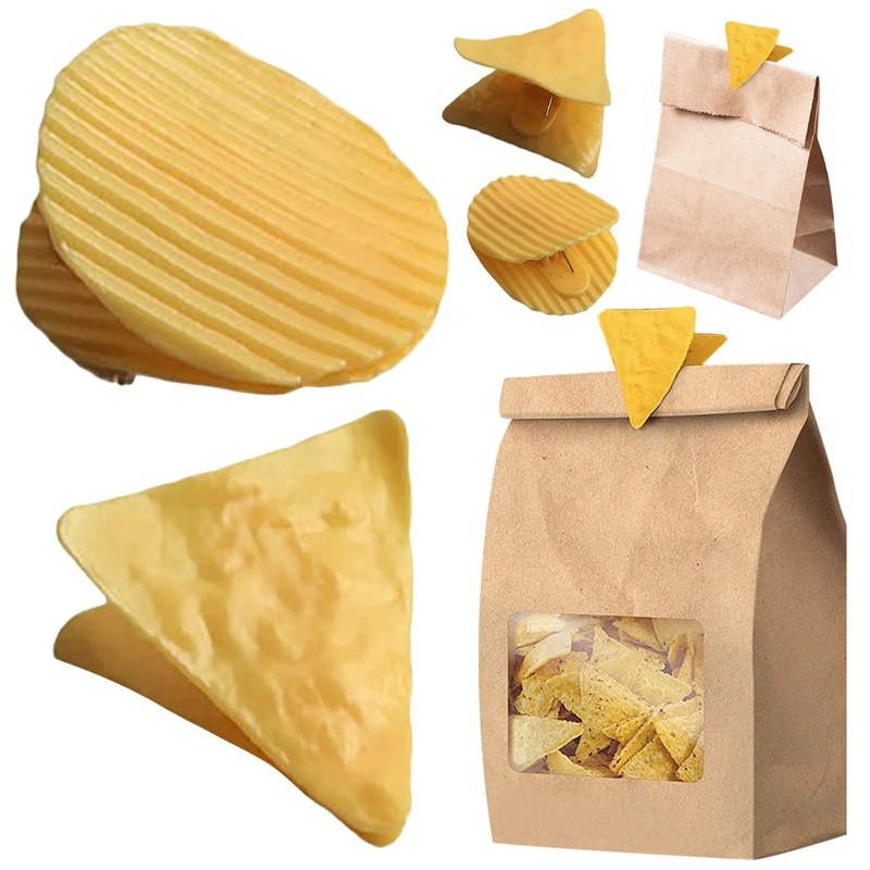 Kẹp Niêm Phong Túi Bánh Snack / Bill Invoice Chống Ẩm / Chống Rò Rỉ Họa Tiết Vui Nhộn Sáng Tạo