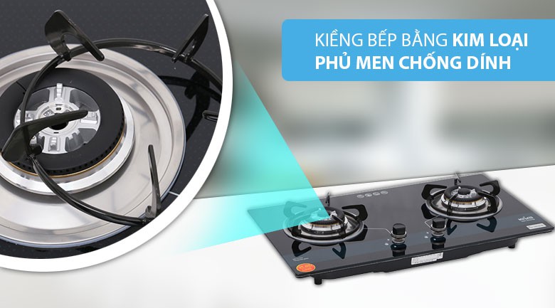 Bếp gas âm Kiwa KW-777GH-trưng bày- Tặng Dây gas,Mặt bếp gas bằng kính cường lực chắc chắn, bề