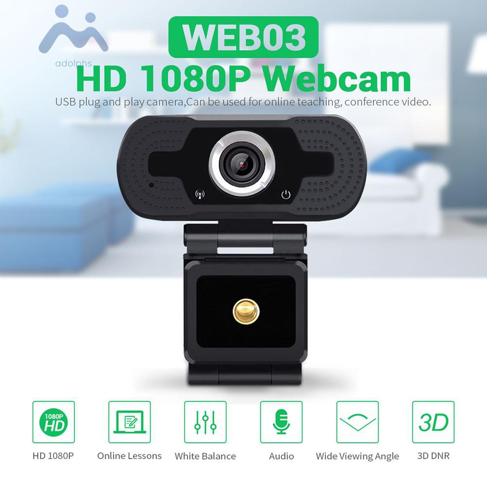 Webcam Adolphs 1080p Hd Kèm Micro Kết Nối Usb | BigBuy360 - bigbuy360.vn