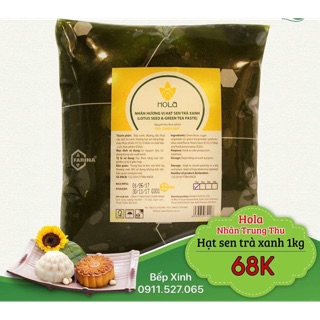 Nhân Hola hạt sen trà xanh 1kg