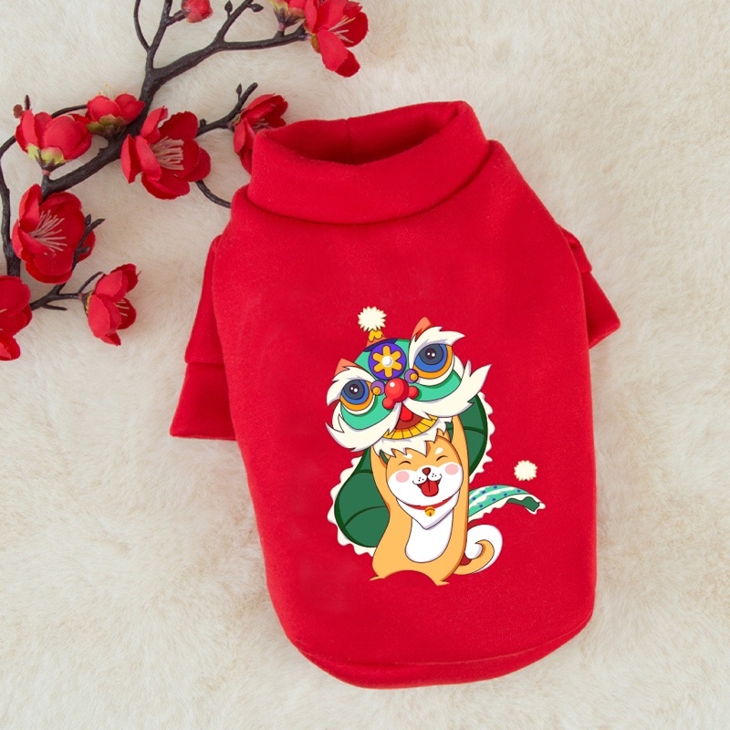 Áo Tết nhiều hình xinh cho chó mèo
