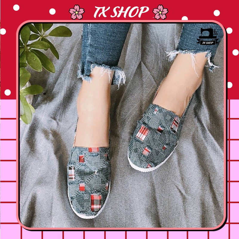 Giày Jean Rách Thể Thao Thời Trang Công Sở thờ trang dạo phố