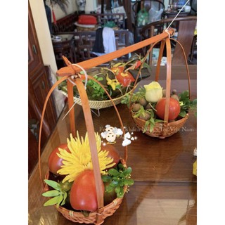Bộ quang gánh size 30*15cm đựng hoa quả