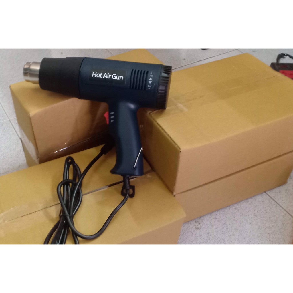 Máy khò nhiệt, thổi hơi nóng mini cầm tay HOT AIR GUN 1800w