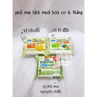 Phô mai tách muối hữu cơ về date mới t12