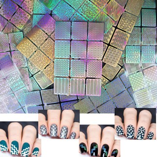 Giấy dán lưới Hollow tạo kiểu móng