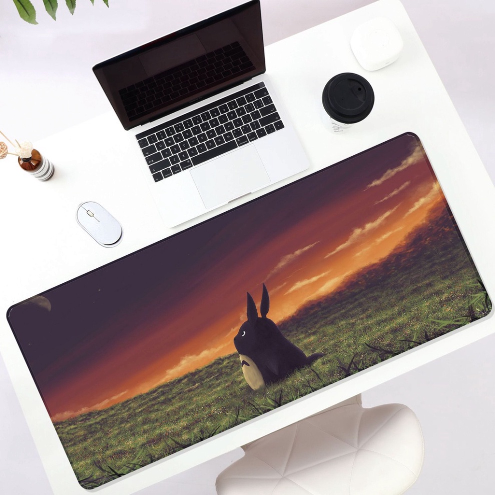 Tấm Lót Chuột Cỡ Lớn MousePad Chuyên Game Di Chuột Mượt Mà Không Thấm Nước Họa Tiết Hoạt Hình Cực Cute