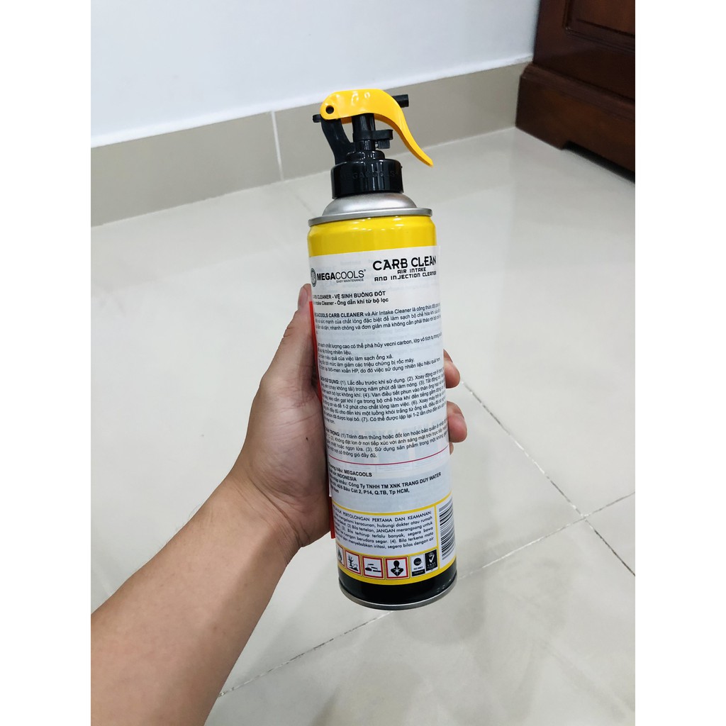 Vệ sinh buồng đốt CARB CLEANER - MEGACOOLS