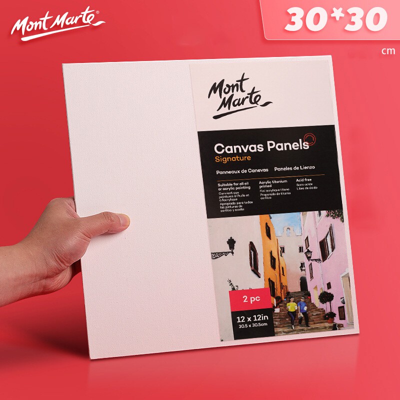 Canvas Panels Signature 2pc 20.4 x 25.4cm (8 x 10in) – Mont Marte