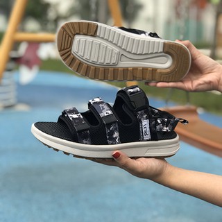 SANDAL NỮ, NAM LETAS D1003 - ĐEN CAMO