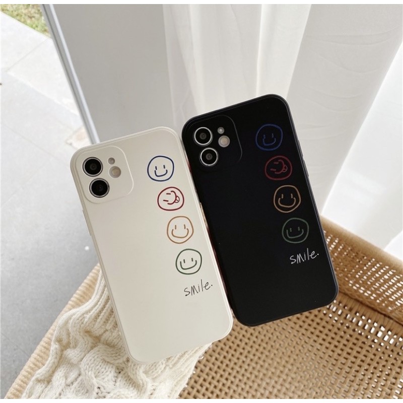 Ốp lưng iphone cạnh hình vuông 4 mặt cười 6plus/6s/6splus/7/7plus/8/8plus/x/xr/xs/11/12/pro/max/plus/promax
