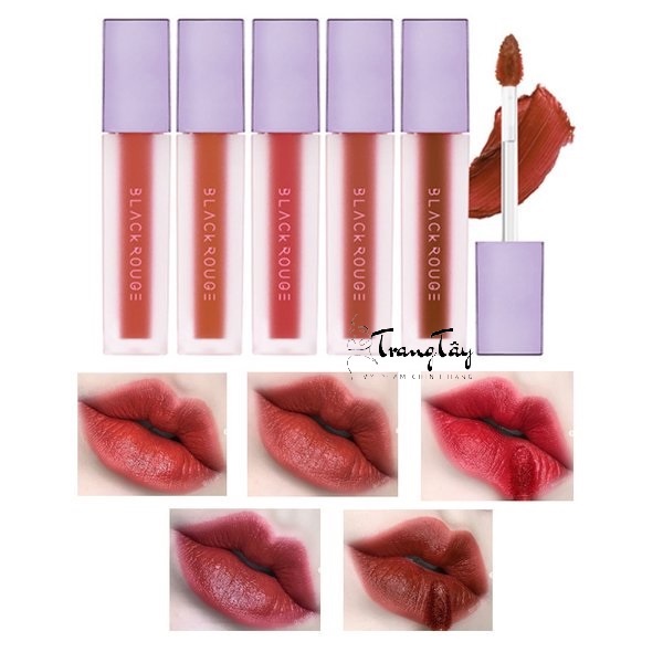 Son Black Rouge Air Fit Velvet Tint ver 7 The King of Velvet A12 A34 A35 A36 A37 A43 A44 A45