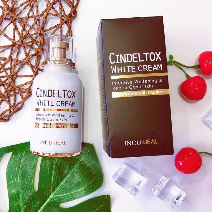 Kem Dưỡng Trắng Da Cindel Tox White Cream 50ml Hàn Quốc Giúp Trẻ Hóa Da, Dưỡng Ẩm, Bổ Sung Collagen