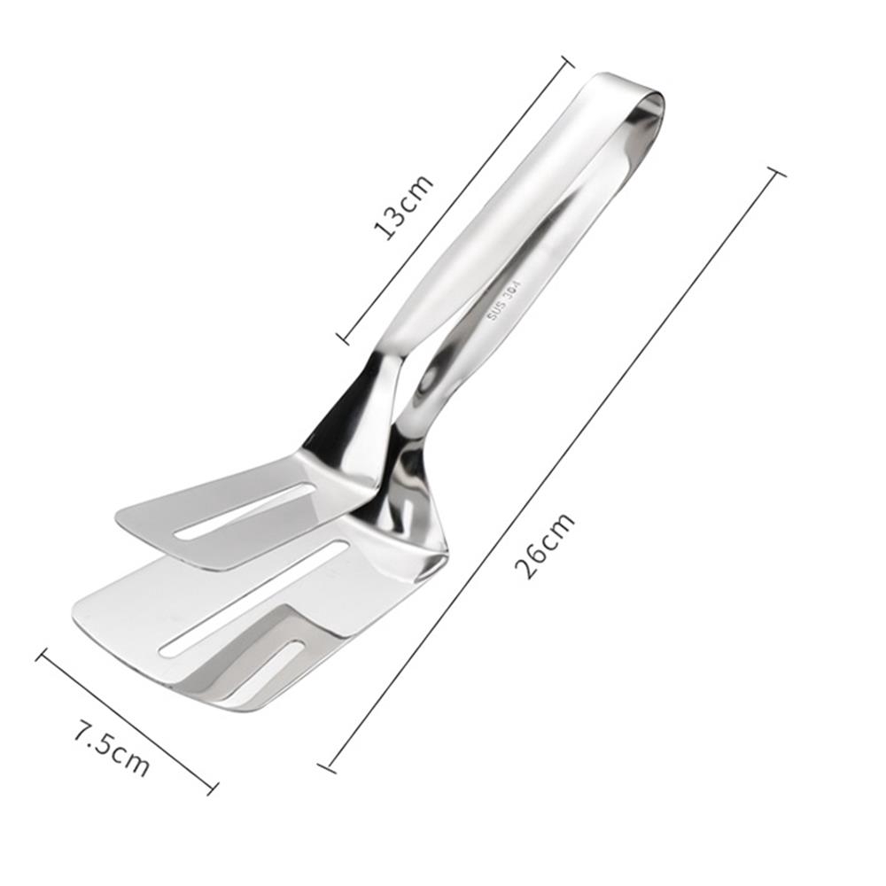 Xẻng lật đồ ăn kẹp Inox chống gỉ chuyên dùng Rán Nướng Xúc Pizza tiện lợi mã 20059