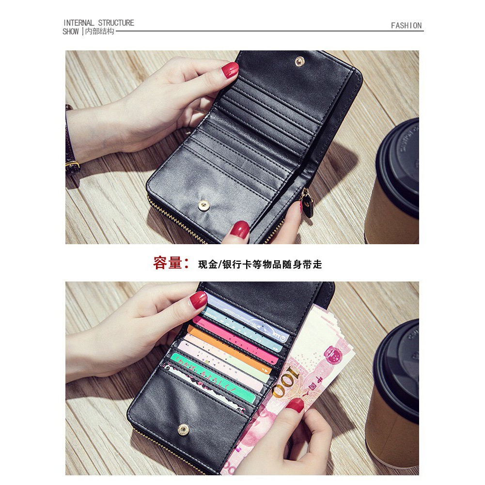 Ví nữ Vituni ví nữ mini cầm tay chất siêu đẹp phong cách Hàn Quốc VN25 | BigBuy360 - bigbuy360.vn
