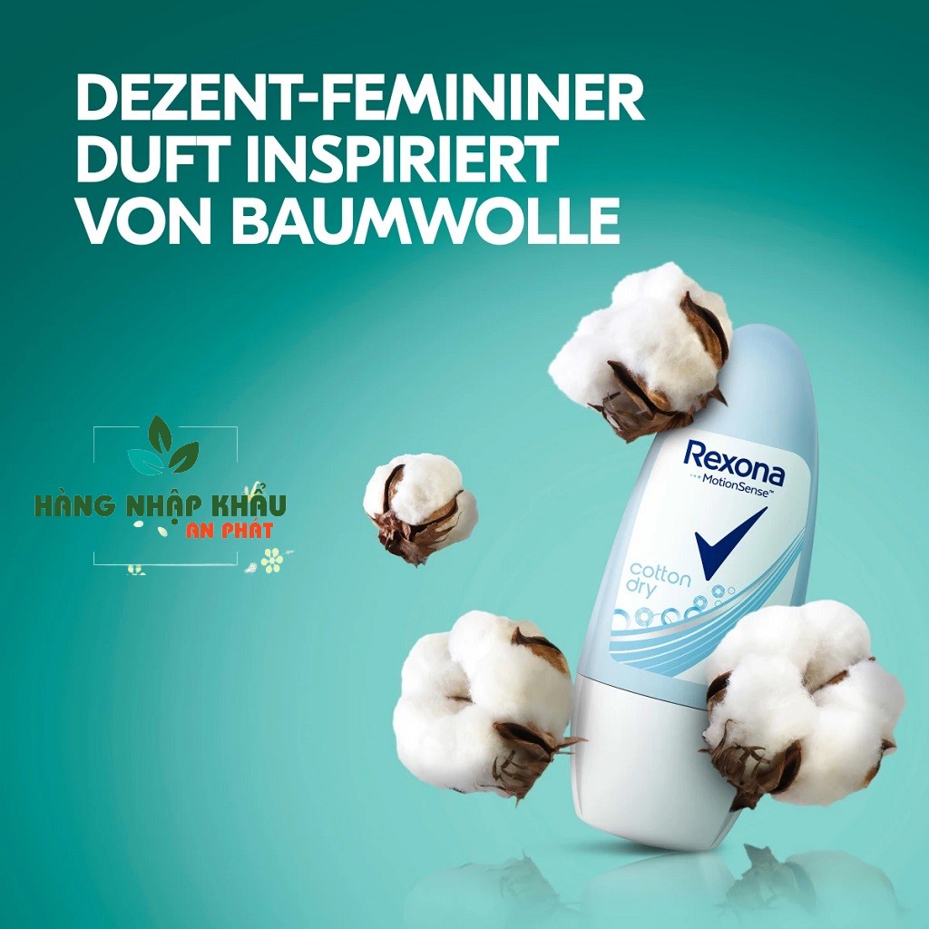 Lăn nách Rexona Đức lăn ngăn ngừa mùi hôi, giảm tiết mồ hôi, hết mùi hôi nách, 50ml