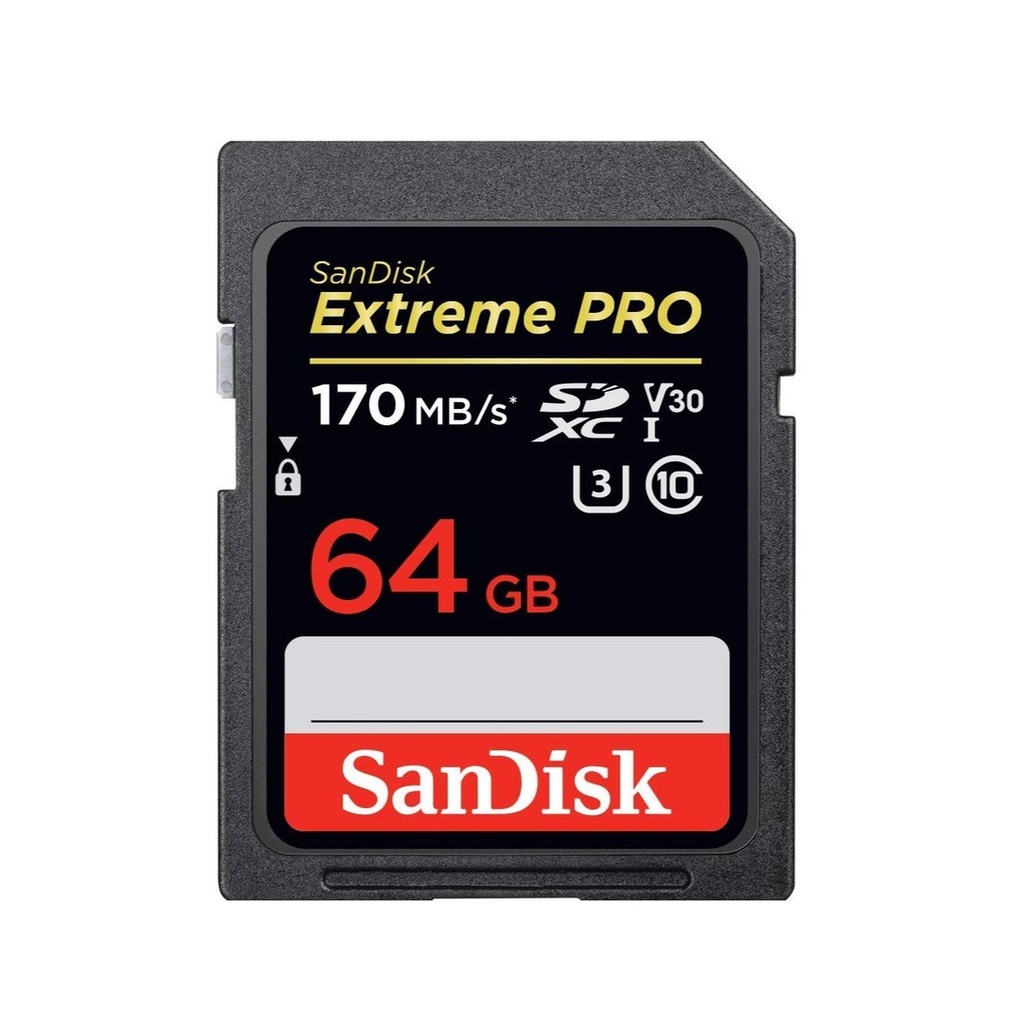 Thẻ nhớ SDXC SanDisk Extreme PRO 64GB UHS-I U3 4K V30 upto 170MB/s | BigBuy360 - bigbuy360.vn