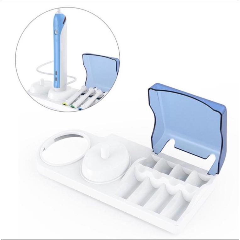 Giá để bàn chải điện, để sạc, đầu bàn chải điện Oral b tiện lợi, an toàn sạch sẽ trong nhà tắm