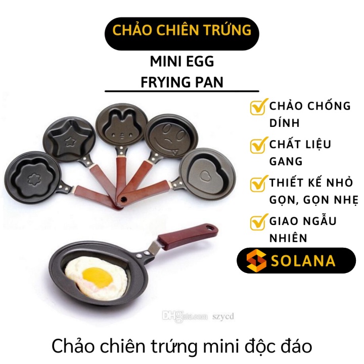 Chảo Chiên Trứng - Khung Rán Trứng - Chảo Ốp La Chống Dính Tạo Hình Dễ Thương 3177