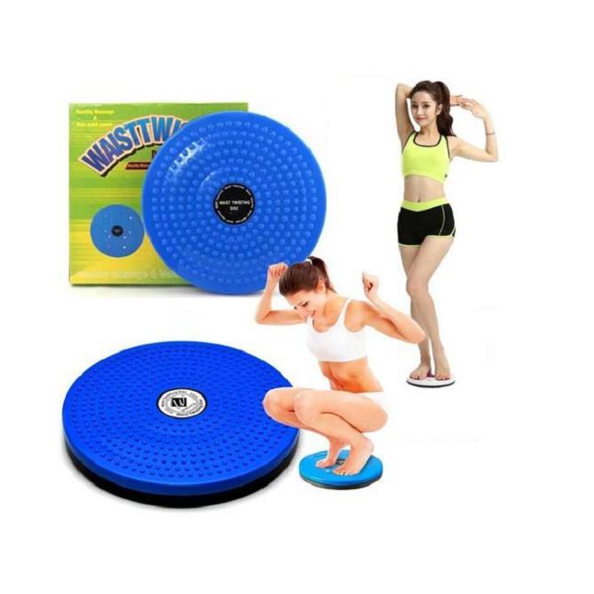 Đĩa xoay eo tập thể dục 360 độ bàn xoay tập cơ bụng eo thon giảm cân có hạt massage bàn chân cực tốt Store4girls