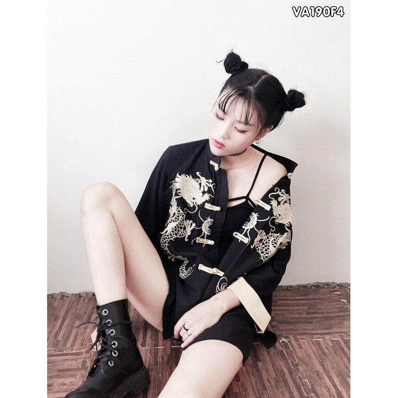 [Có Sẵn] Áo Kimono tattoo - đoản quái Kim Long | BigBuy360 - bigbuy360.vn
