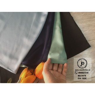 Bigsize Nữ - Độ Bộ 2 Dây Lụa (MS: 9478) đồ bộ, đồ ngủ mặc nhà