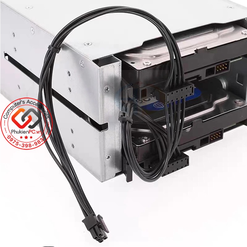Cáp nguồn Mini 6Pin ra 2 SATA SSD HDD cho Dell 3050 3060 3070 3070 3090 5070 5080 5090 7080 3681