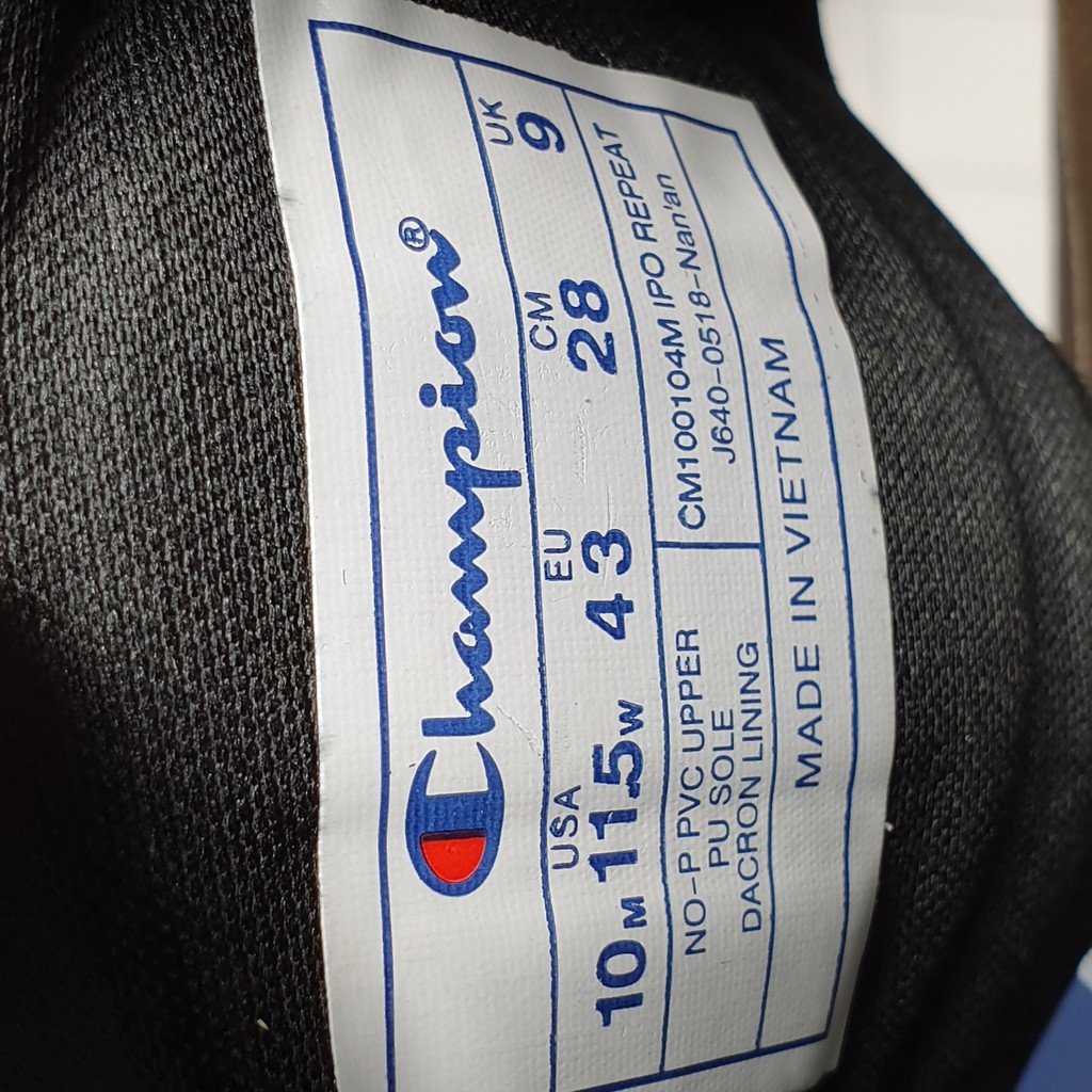 [Sale Sốc] Dép Champion Full Đen - Hàng Có Sẵn | BigBuy360 - bigbuy360.vn