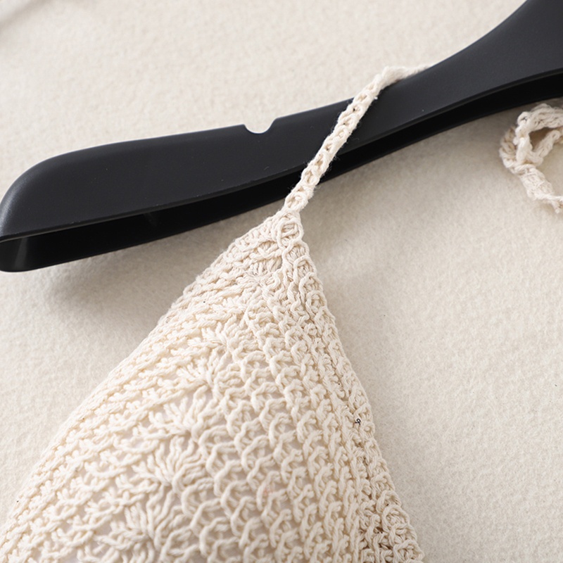 Áo Lót Cổ Chữ V Khoét Sâu Hở Lưng Họa Tiết Hình Học Phối Tua Rua Dài Phong Cách Boho Cho Nữ