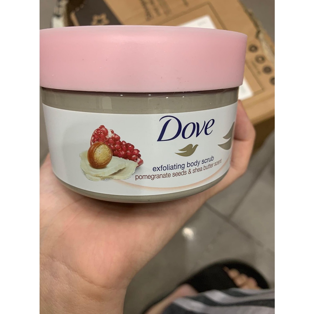 Kem tẩy da chết body DOVE Exfoliating Body Polish