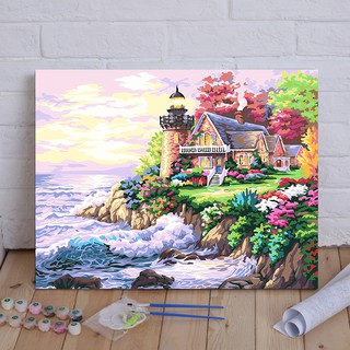 Tranh sơn dầu số hóa tự tô (có sẵn )