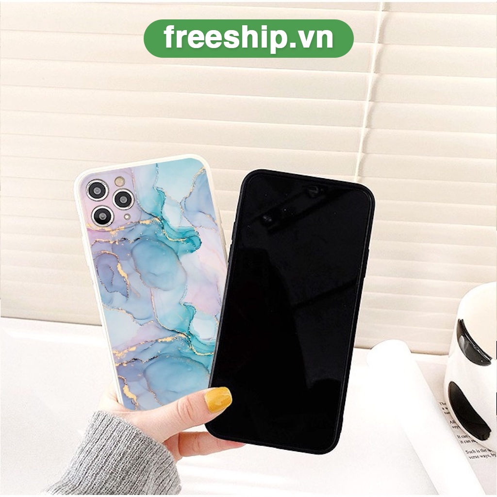 Ốp iphone loang xanh tím đường vàng nổi bật ốp đẹp mềm mại cho 13 12 11 Pro Max 7/7Plus/8/8Plus/X/Xs/Xs Max/11/11pro