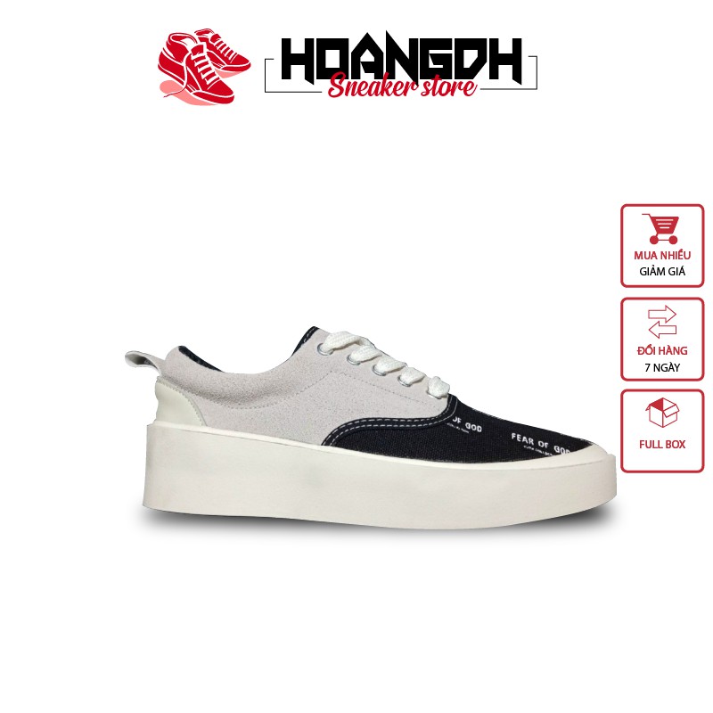 Giày thể thao Sneaker Fear Of God 101 cho nam nữ đen trắng giá rẻ cực đẹp Hàn Quốc hàng chính hãng cao cấp