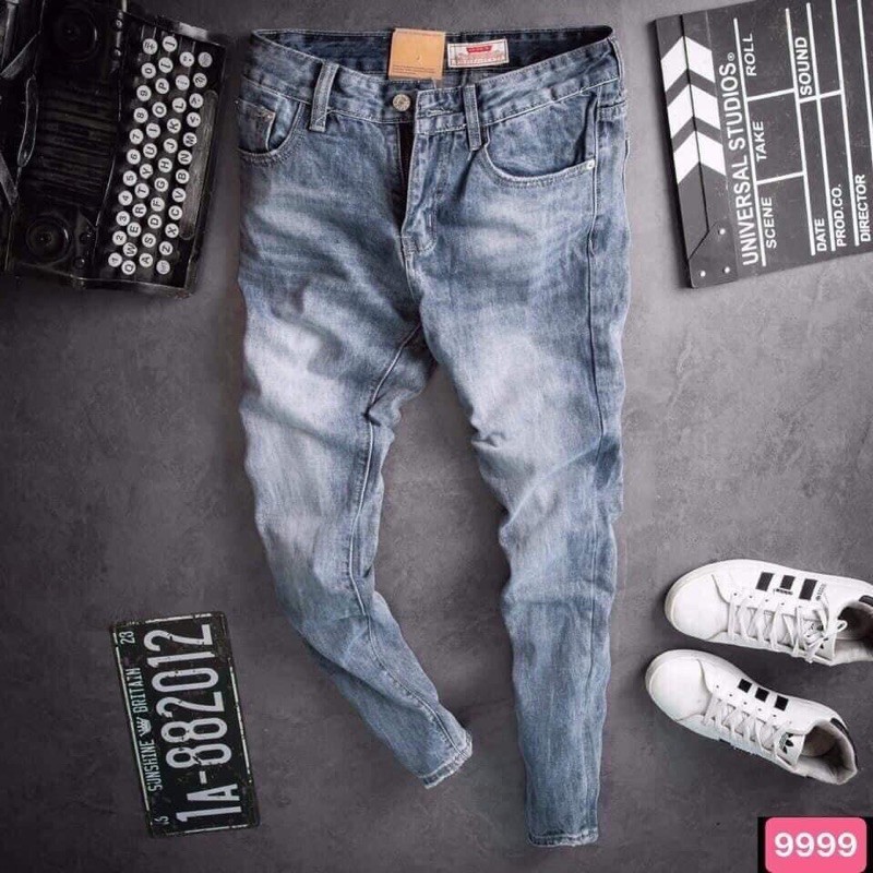 Quần jean dài nam(phom chuẩn chất jean co dãn nhẹ,bán lẻ giá sỉ) | BigBuy360 - bigbuy360.vn