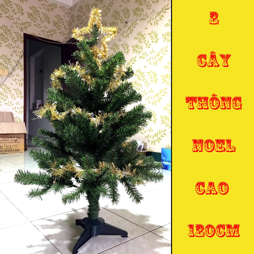 Cây thông noel trang trí giáng sinh đủ loại cây thông 90cm, 1m2, 1m5, 1m8, 2m1, 2m4, 3m hàng Việt Nam chất lượng cao