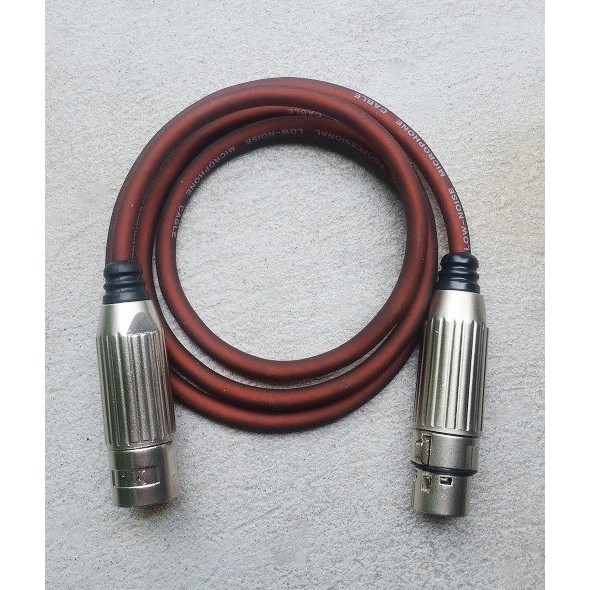 Dây micro Jack canon XLR đực ra XLR cái 2 mét