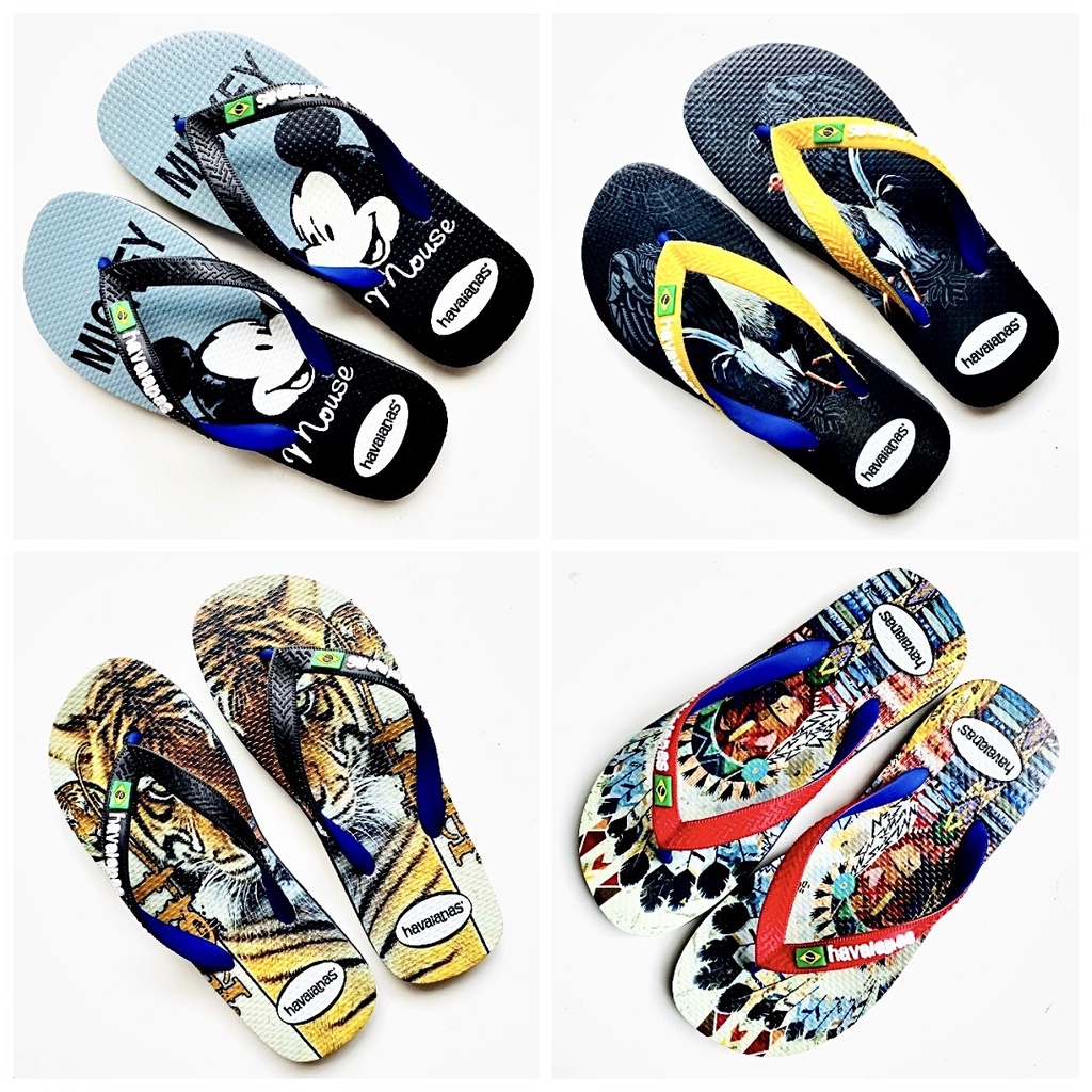 Dép nam xỏ ngón Havanas in 3D cao cấp nhiều mẫu lựa chọn, dép thái siêu êm siêu rẻ siêu bền cá tính thời trang.