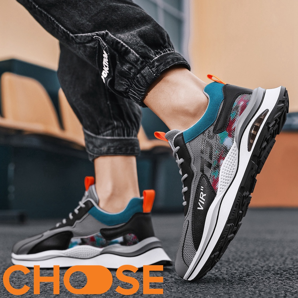 Giày Nam Sneaker Choose Siêu Phẩm Phối Màu Cực Chất Thoáng Khí Tăng Chiều Cao GK617