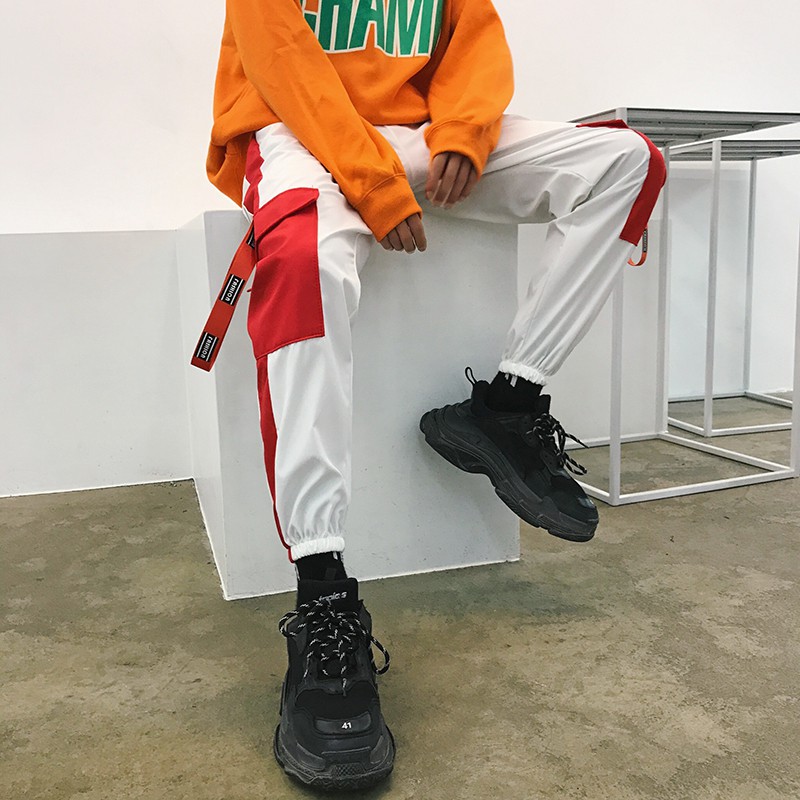 (ORDER) (Ảnh thật 5 tấm cuối) Quần jogger hip hop unisex ulzzang form rộng oversize street style | BigBuy360 - bigbuy360.vn