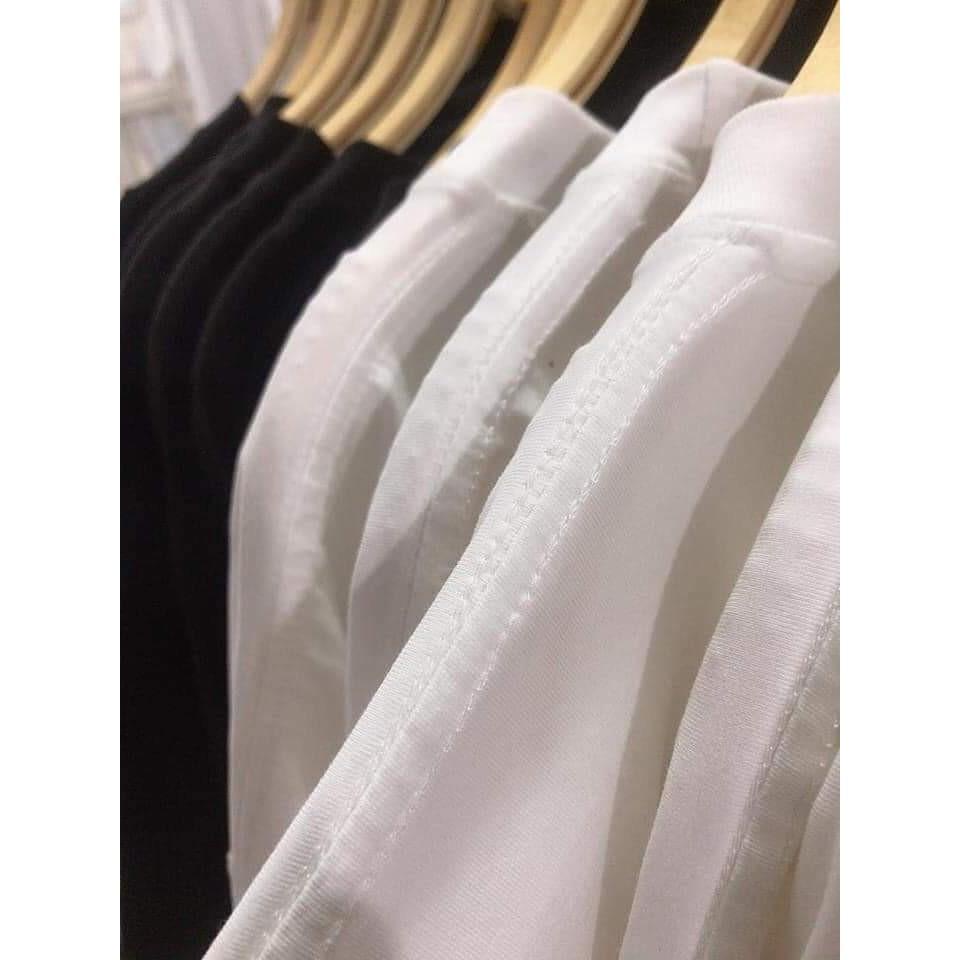 Áo thun trơn cotton Tyasuo mềm mịn
