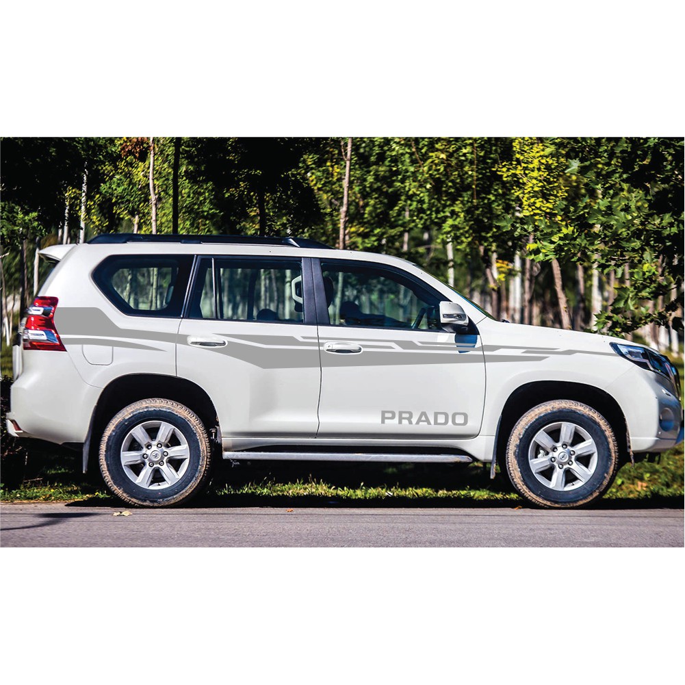 Tem xe LAND CRUISER PRADO dán 2 bên sườn - tem xe ô tô giá rẻ hà nội