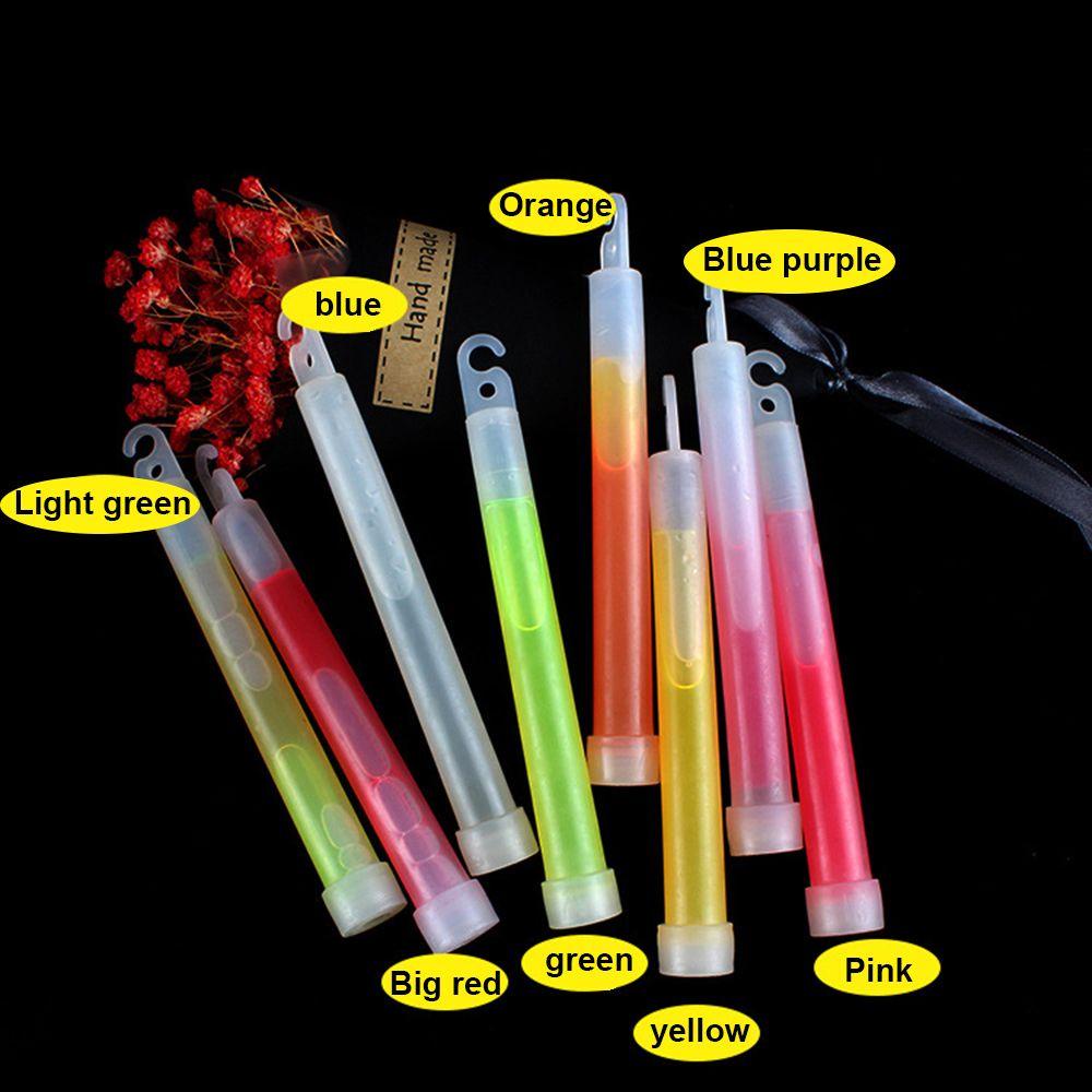 DANES Glow Sticks Children Gifts Kids Toy 6 Inch Chemical Fluorescence Waterproof Bright Glow Sticks Glow In The Dark Camping Outdoor Tool Fishing Lighting