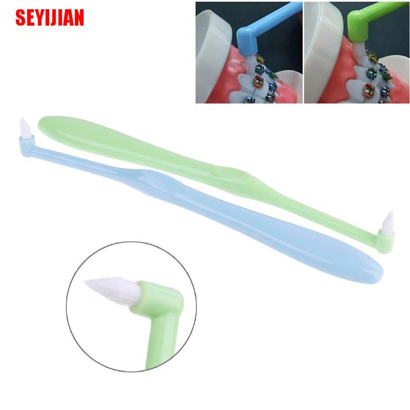 Bàn Chải Đánh Răng Đầu Nhỏ Lông Mềm Chỉnh Sửa Răng Miệng