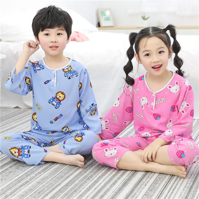 Set Đồ Ngủ Hoạ Tiết Hoạt Hình Dành Cho Bé Trai