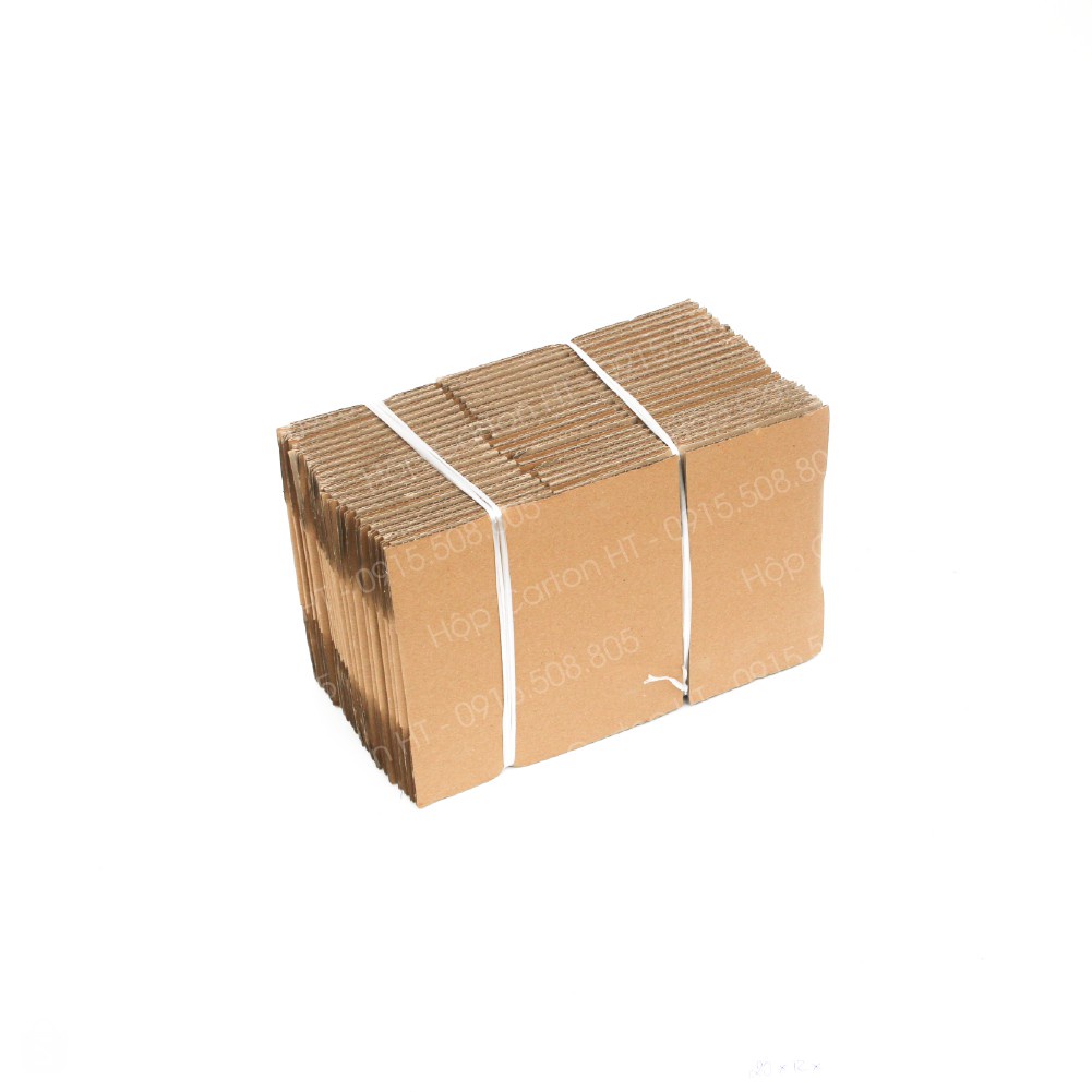 Combo 10 hộp carton đóng hàng 20x12x8 đựng đồ gia dụng, phụ kiện, mỹ phẩm tiện lợi giá gốc tận xưởng - Hộp Carton HT