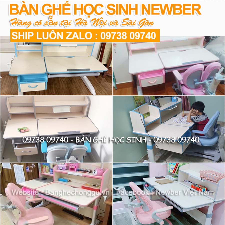 Bộ Bàn ghế Học Thông Minh Chống Gù Chống Cận ROYAL NEWBER 570-120